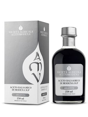 Vinaigre Balsamique Traditionnel de Modène IGP 250 ml Gocce Argento