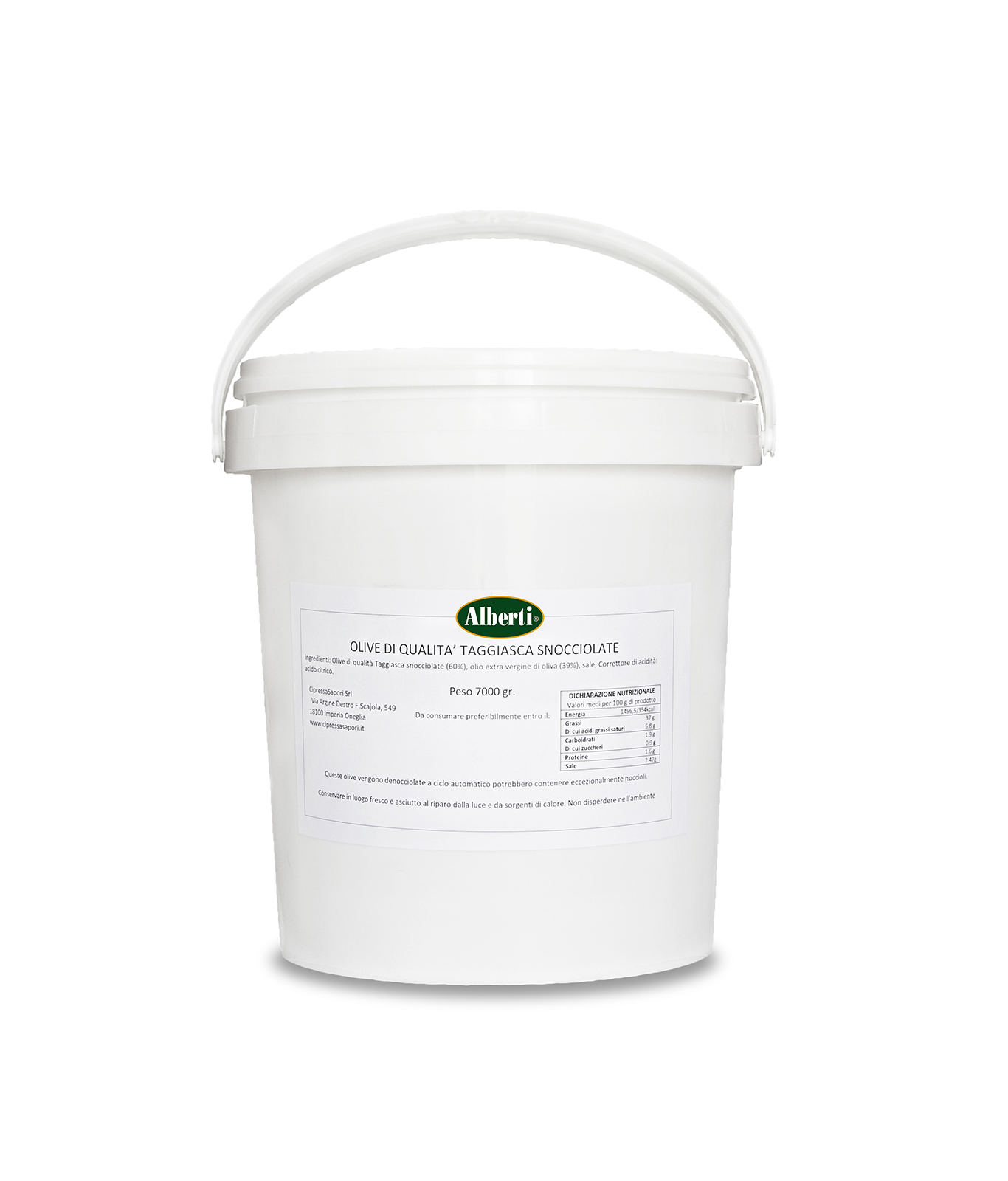 Olives Taggiasche Dénoyautées dans l'huile d'olive extra vierge