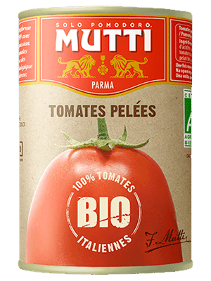 Tomates entières pelées Bio 100% Italien