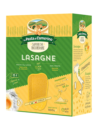 Pâtes à Lasagne di camerino excellence 500g