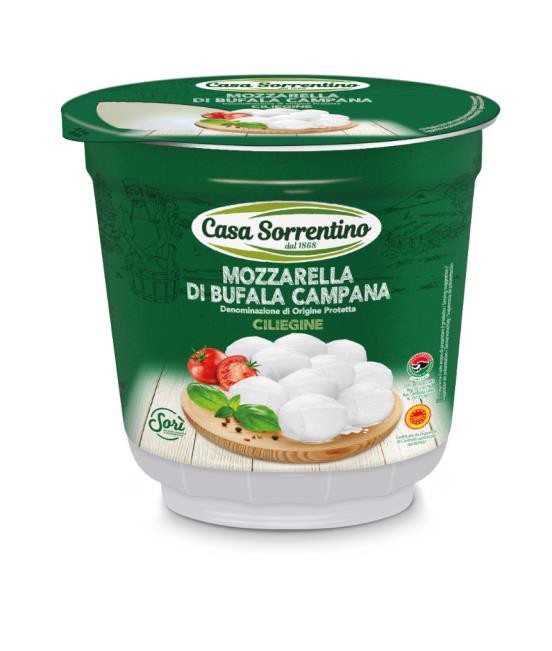 Mozzarella di bufala campana DOP 15 g cerise Barquette de 250 g x 12