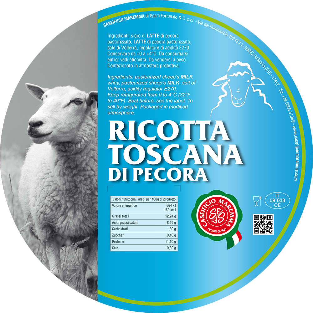 Ricotta pur Lait de Brebis