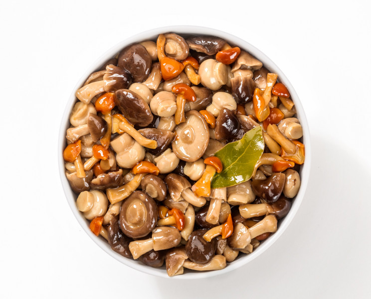 Champignons mixtes avec cèpes