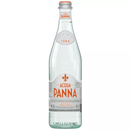 Eau minérale Acqua Panna bouteille verre 75cl