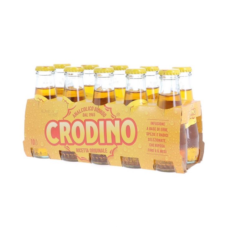 San bitter crodino jaune sans alcool 100 ml