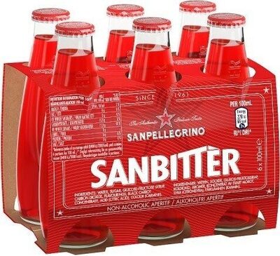 San Bitter rouge sans alcool 100 ml