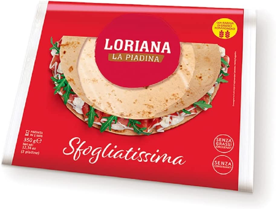 Piadina sfogliatissima 350g rouge 3x120g