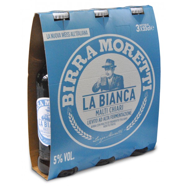 Bière Moretti La Bianca 33cl X 3 - 5°