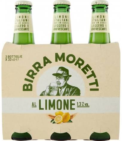 Bière Moretti citron bouteille 33cl x 3