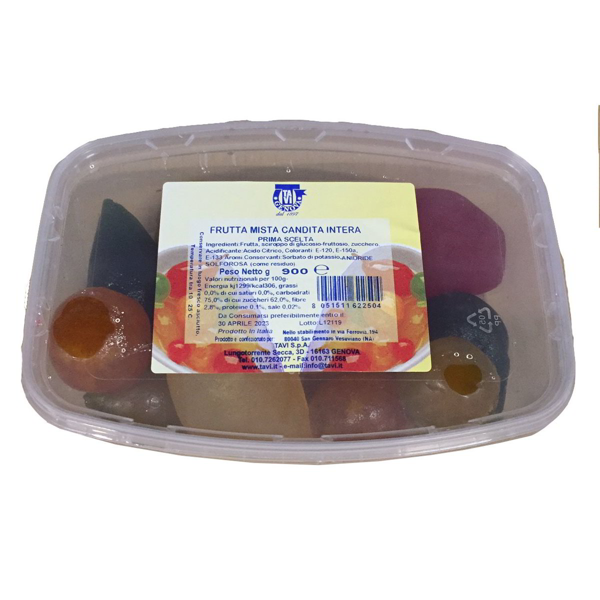 Macédoine de fruits confits 500g