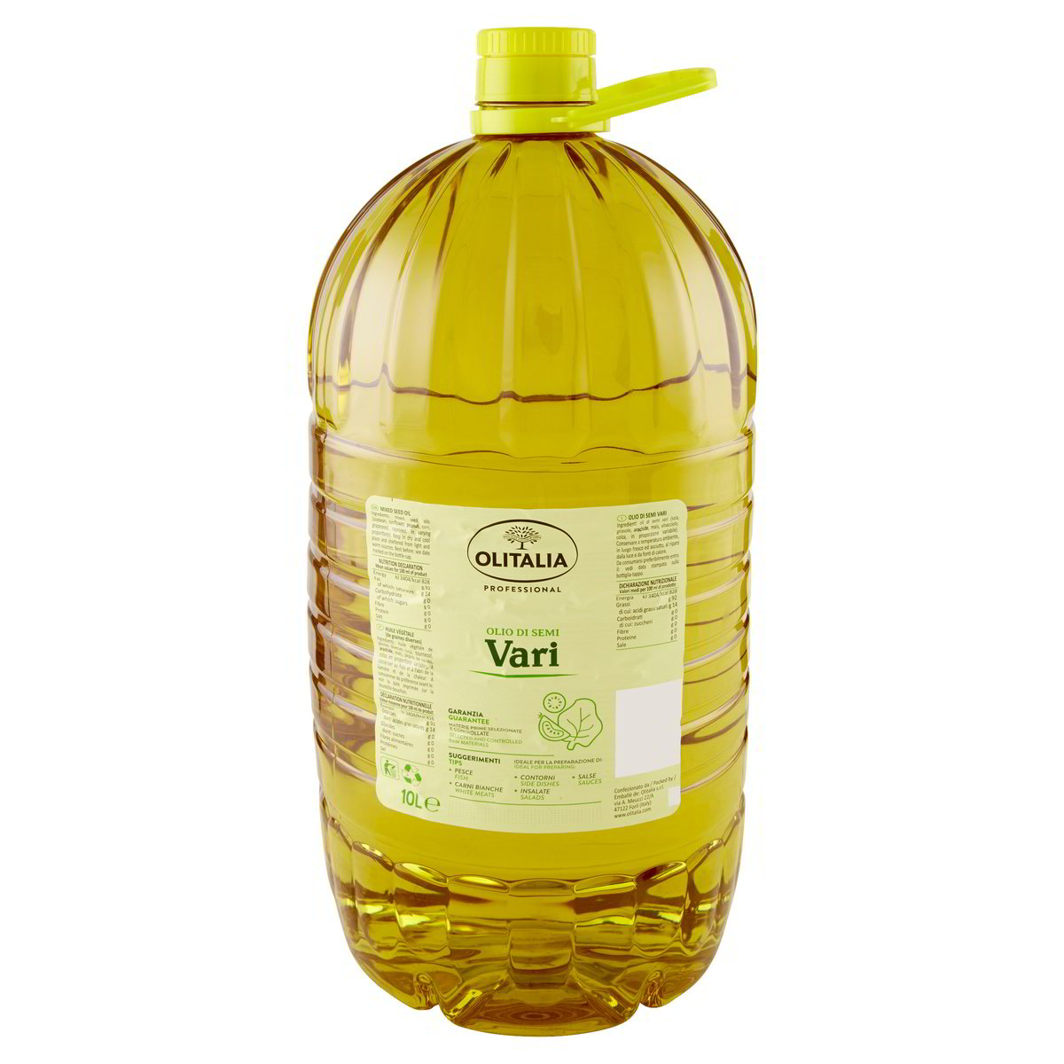 Huile raffinée de tournesol et soja OLI 10L