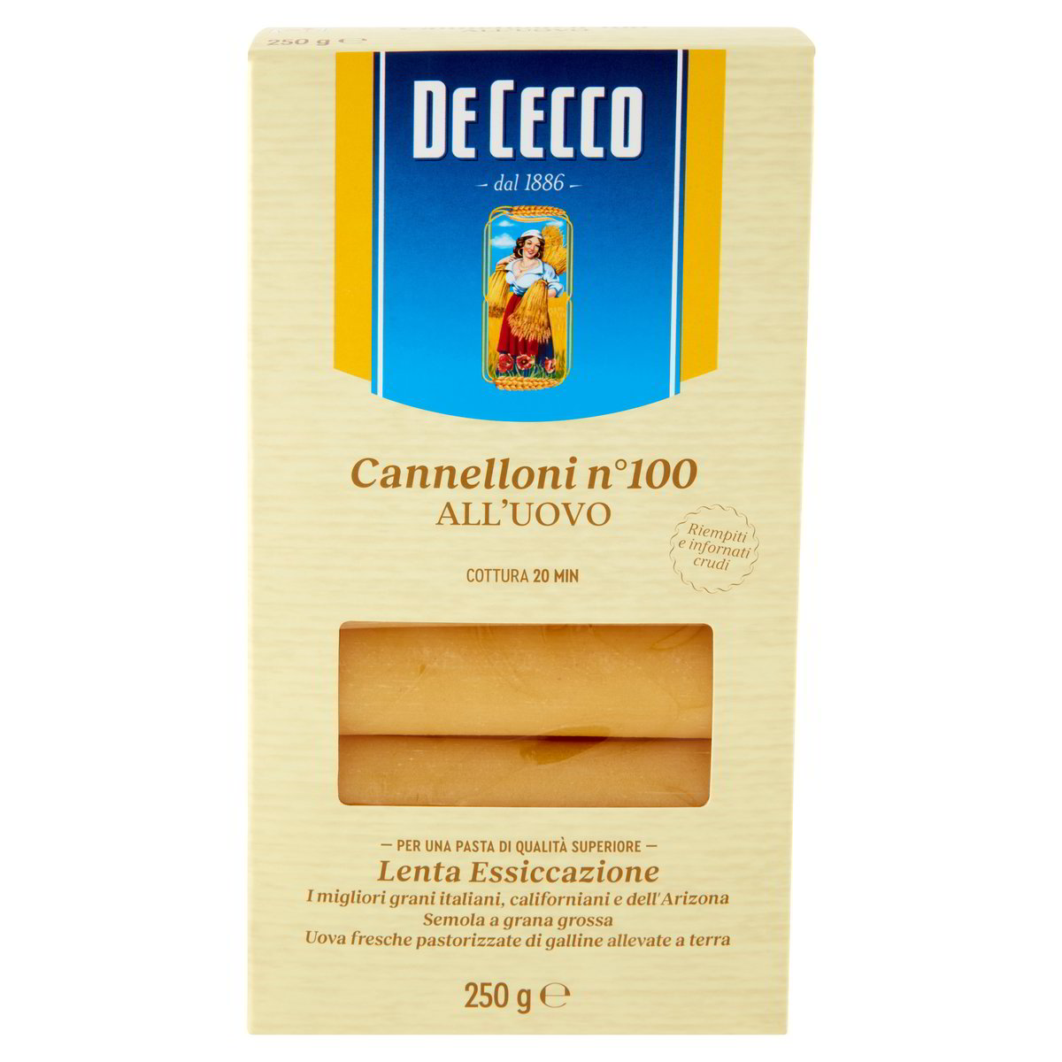 Cannelloni à l’œuf De Cecco 250g