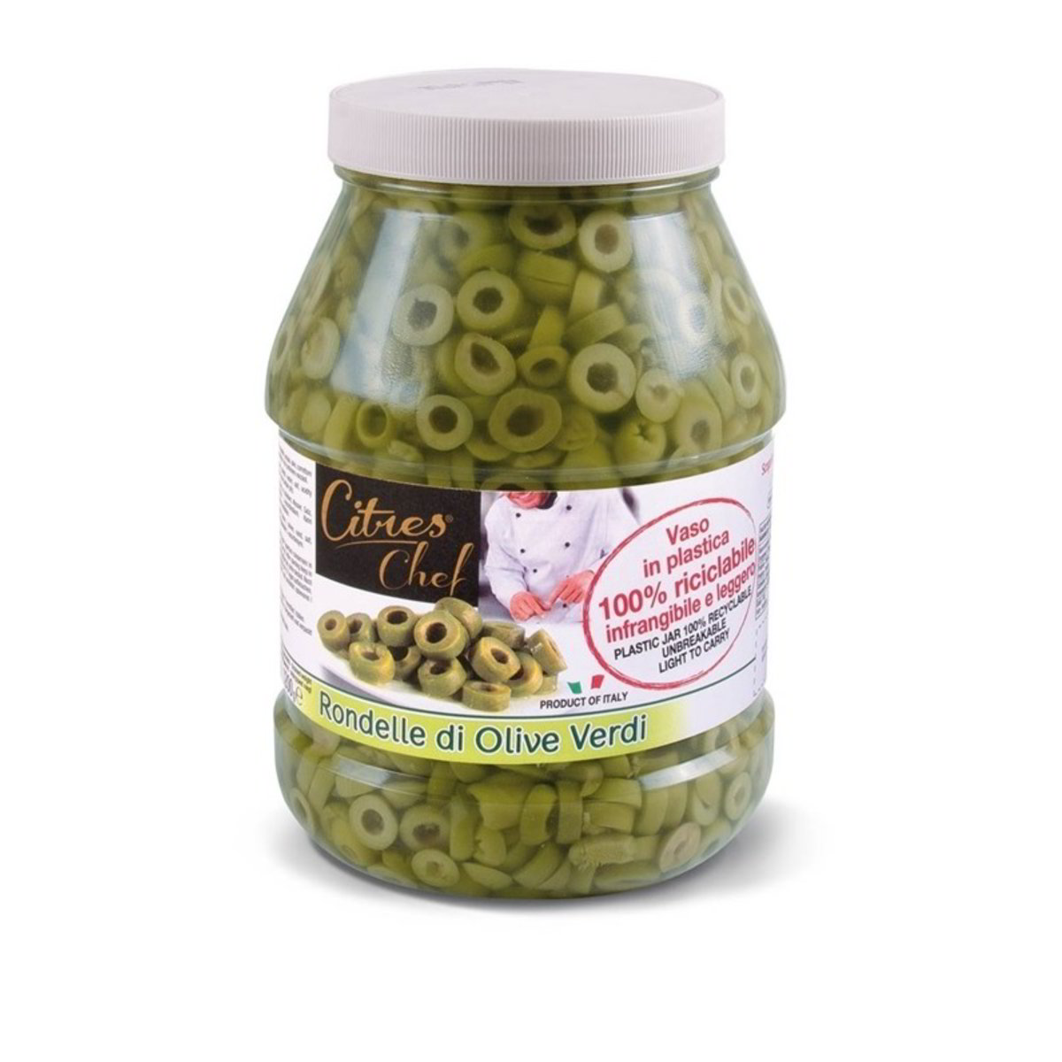 Olives vertes rondelles