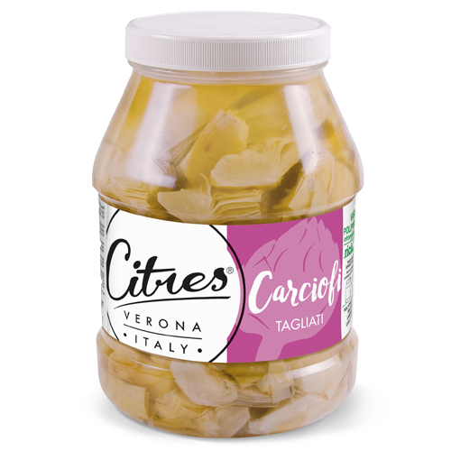 Artichauts coupés en quart 100 % italiens