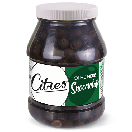 Olives noires dénoyautées