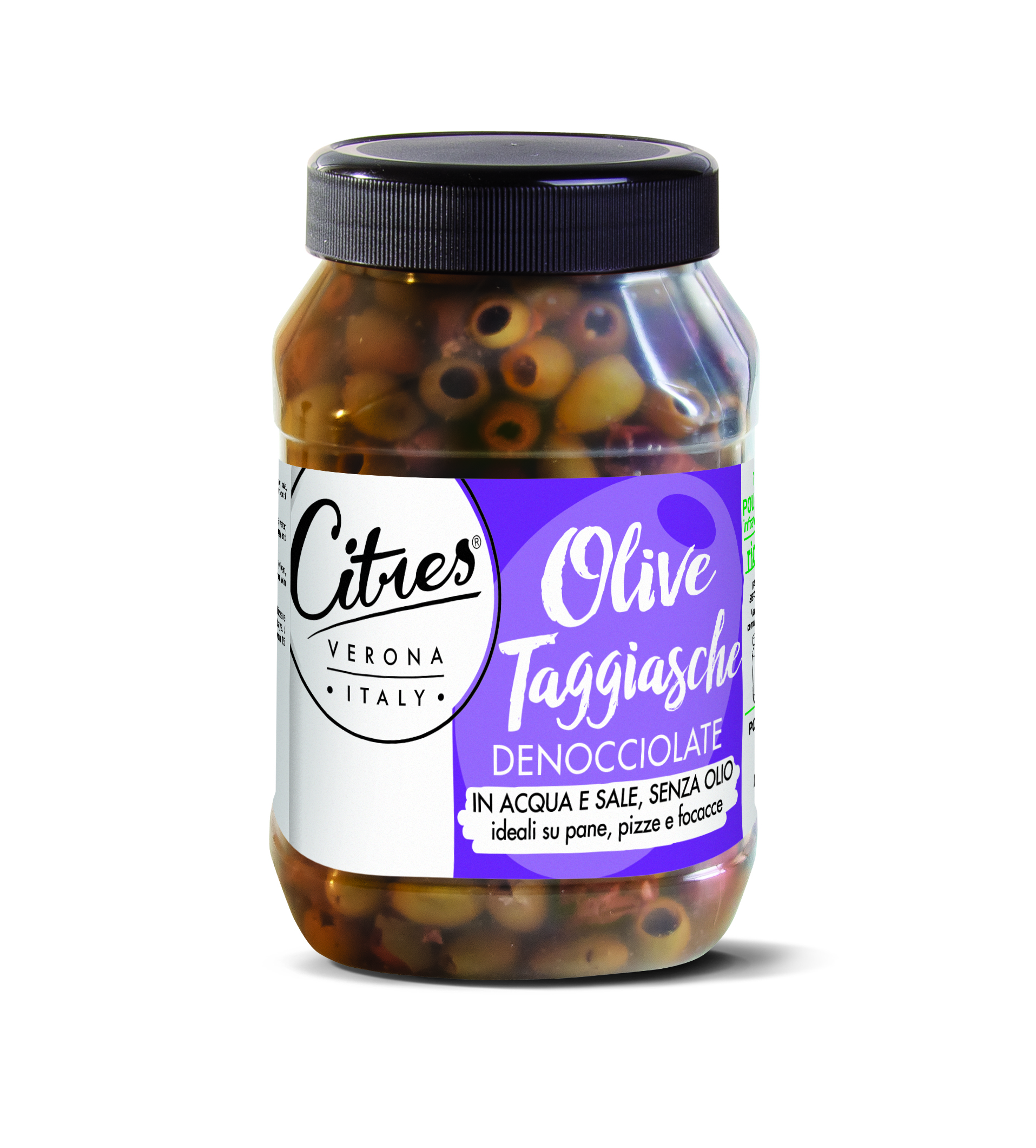 Olives taggiasche dénoyautées Salamoia 980 g