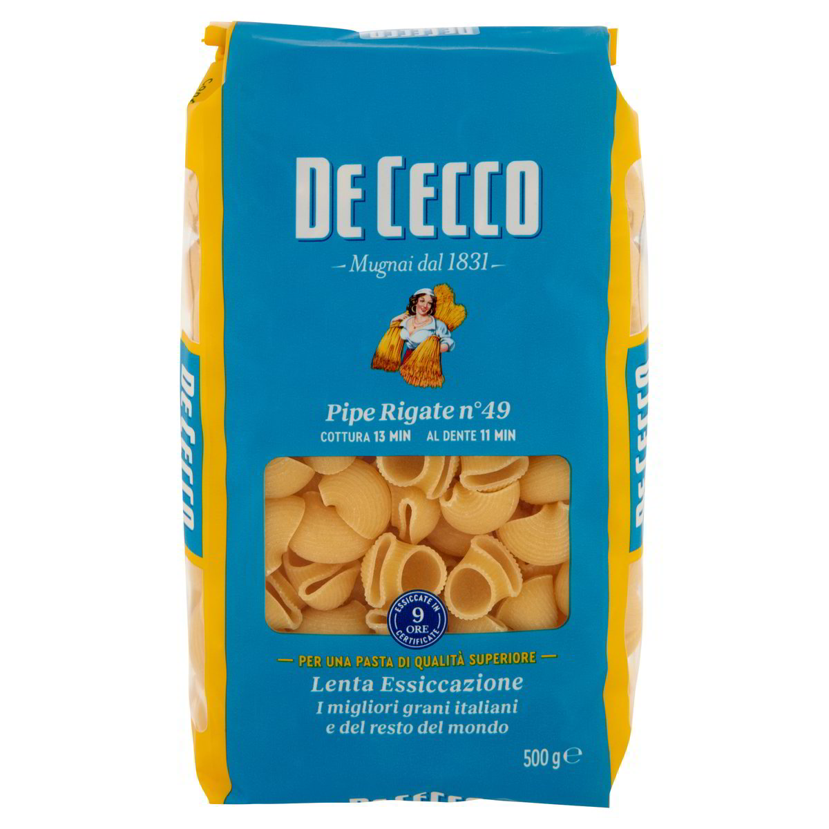Pipe Rigate De Cecco 500g