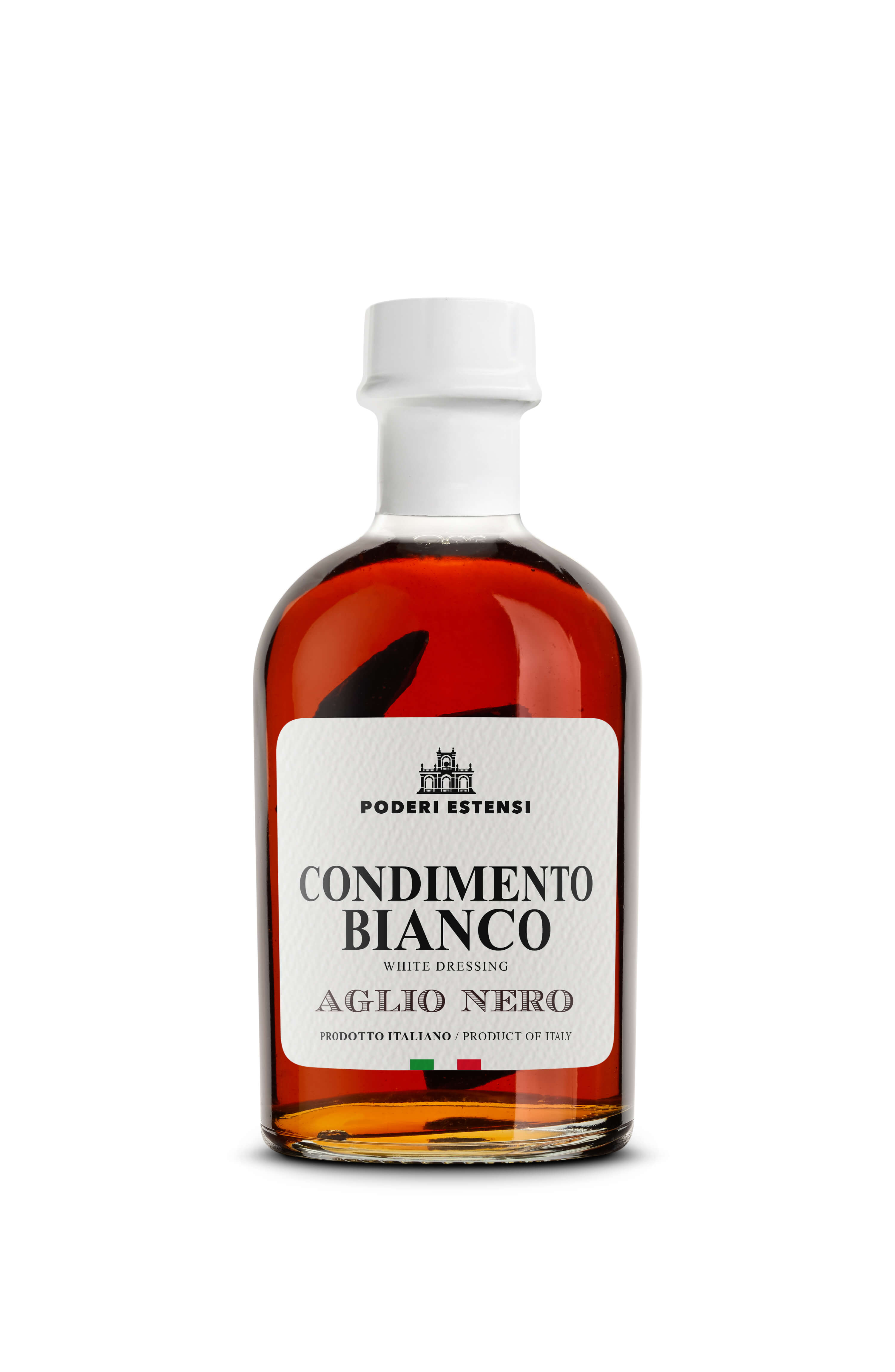 Vinaigre Balsamique blanc à l'ail noir 250 ml