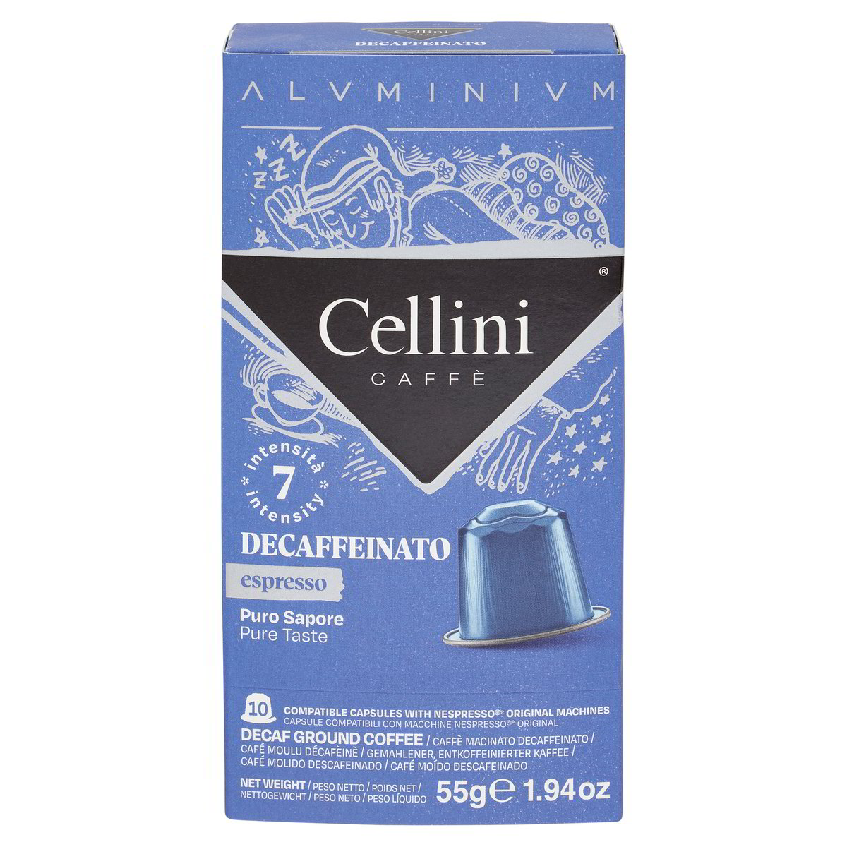 Capsules de café décaféiné Compatible Nespresso X10