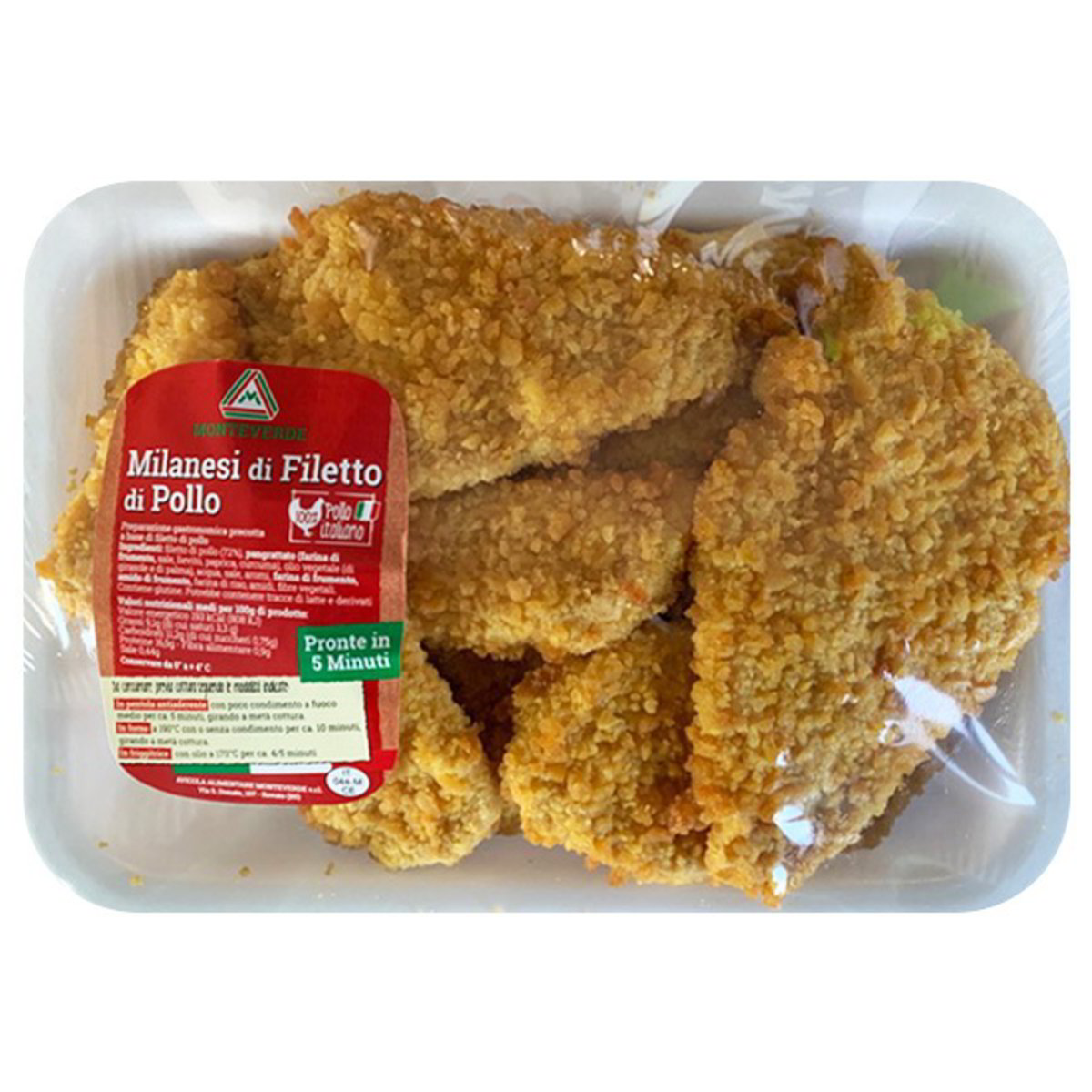 Escalope milanaise de filet de poulet 1kg 