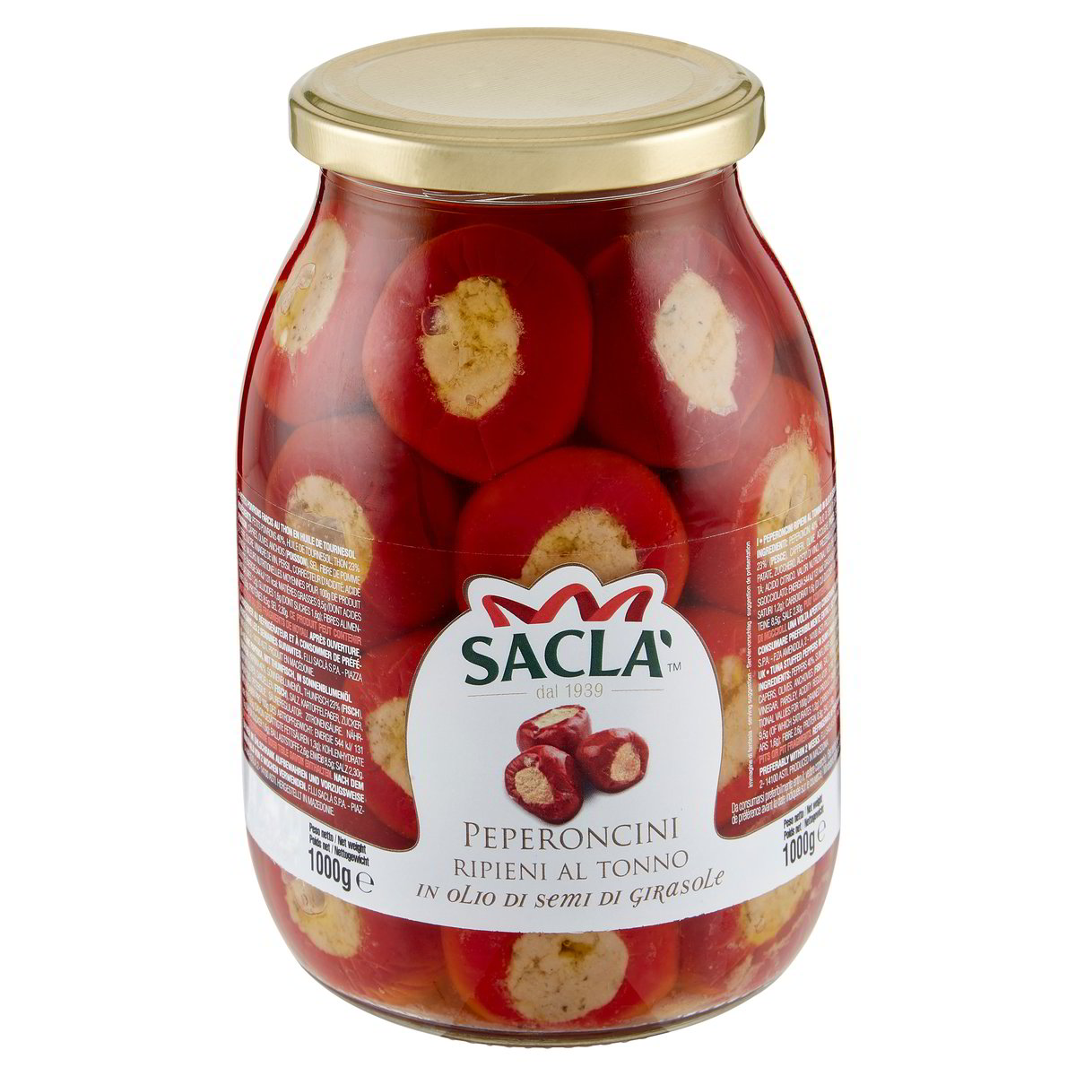 Poivrons farcis au thon Sacla 1 kg