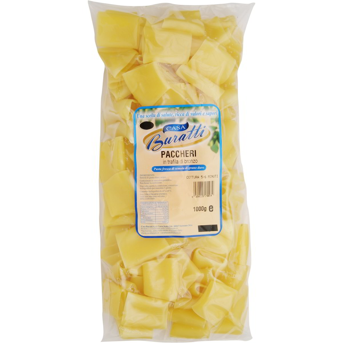 Paccheri frais 1 kg