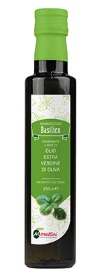 Huile d'Olive Extra Vierge au basilic 250ml